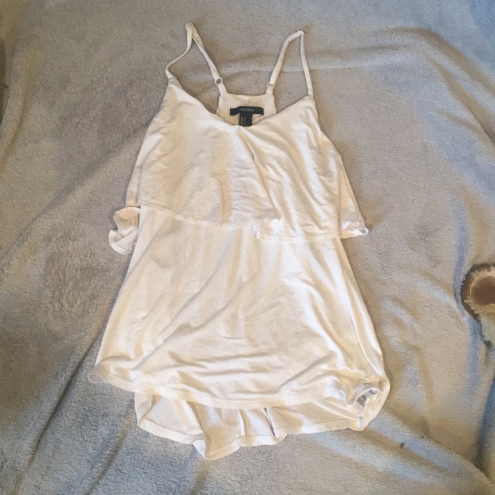 White tank top